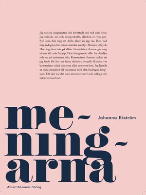 cover image of Meningarna